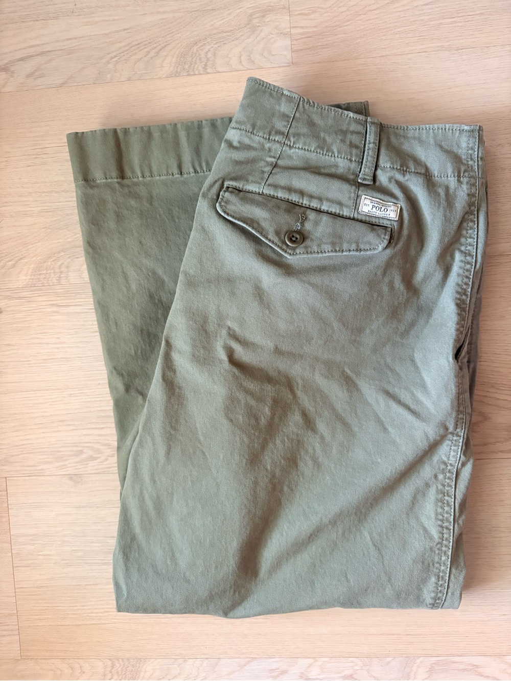 Polo by Ralph Lauren Olive Green women’s cropped/capris, sz 8, 97% cotton
